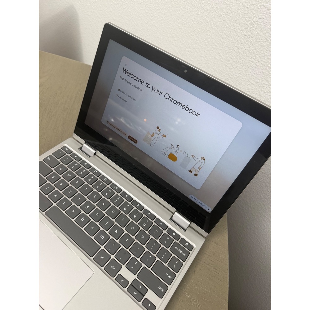 Lenovo Chromebook C340-11 Laptop 81TA 11.6" Touchscreen 2-in-1 Platinum Grey - Picture 6 of 8